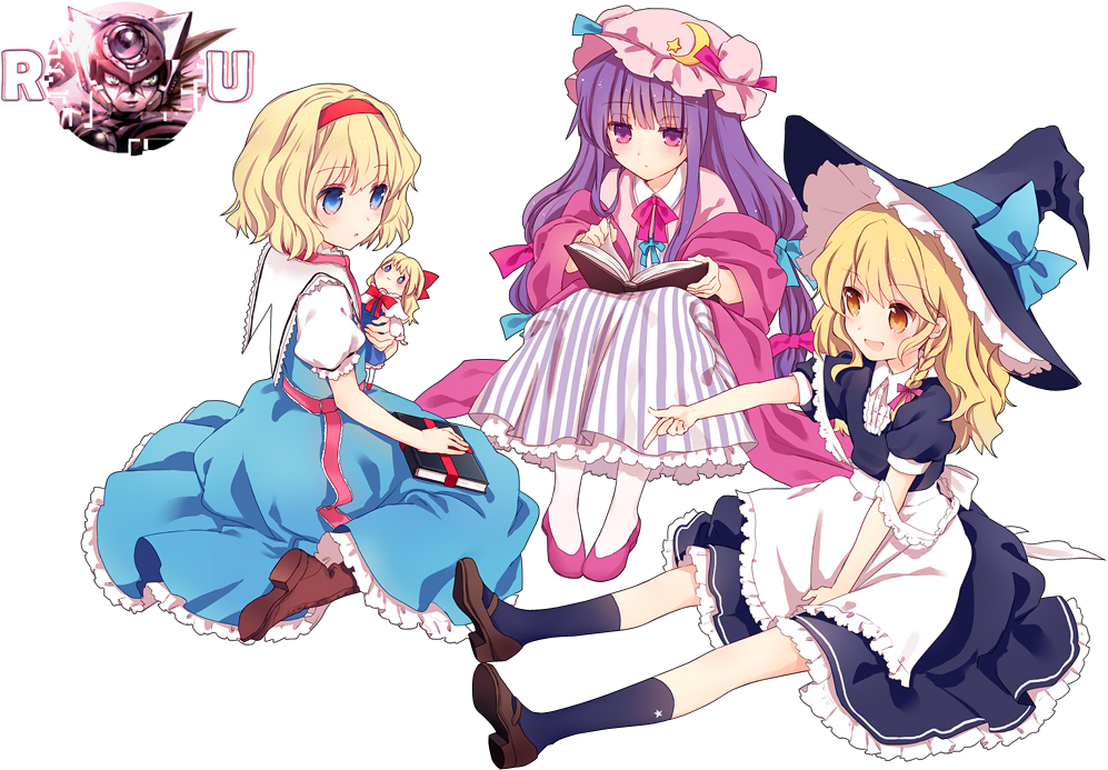 Patchouli Marisa Touhou (1024x728), Png Download