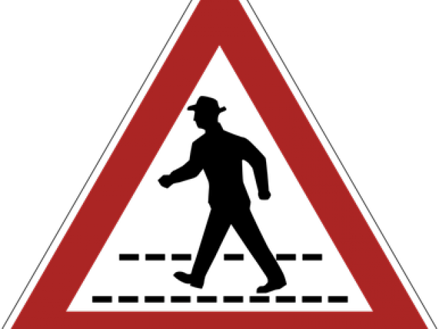 Walkway Clipart Pedestrian Lane - Fußgängerüberweg (640x480), Png Download