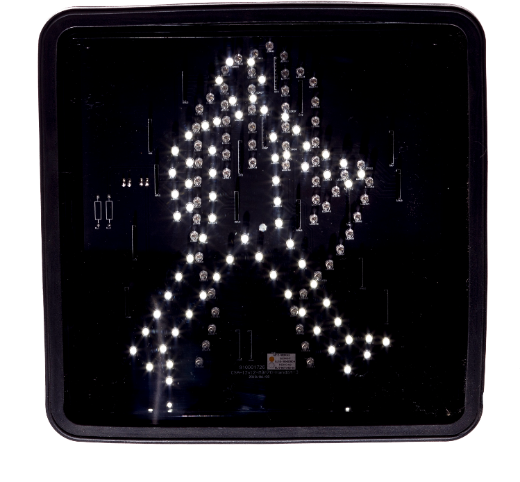 12″ Square Pedestrian Led - Bag (800x800), Png Download