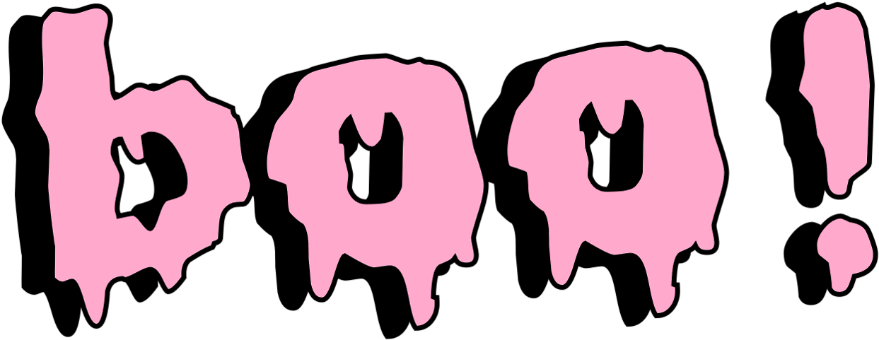 Boo Transparent (1280x497), Png Download