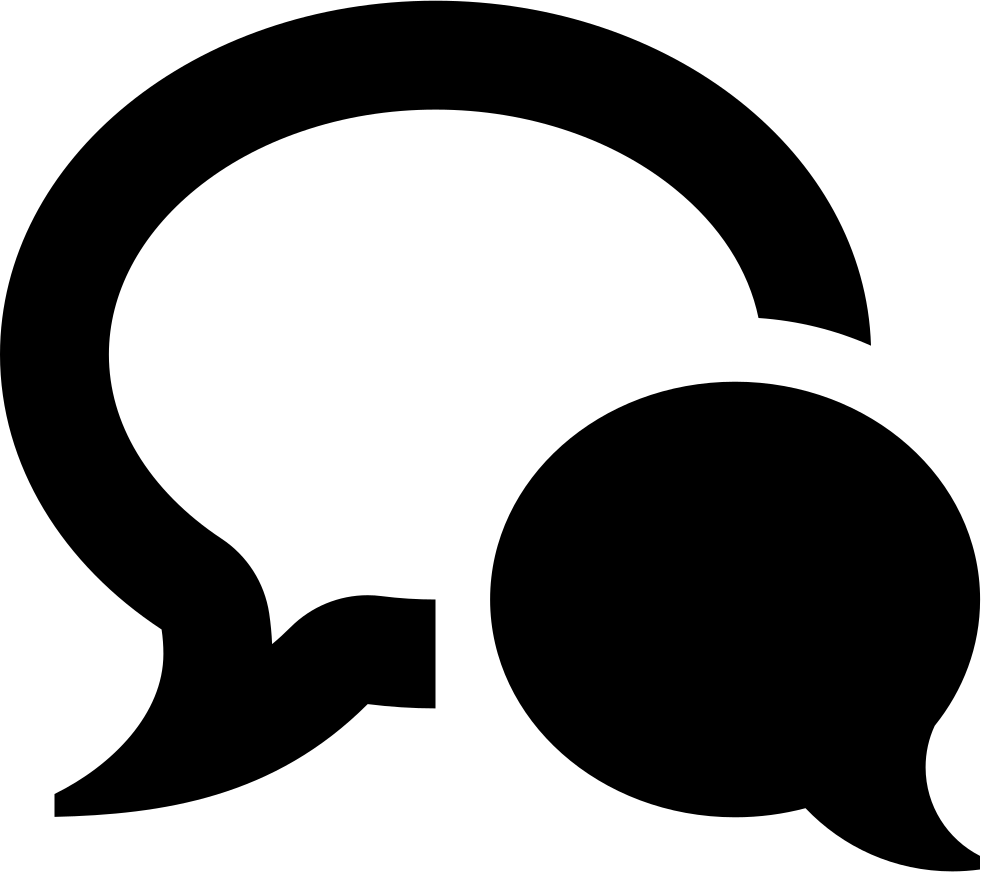 Png File Svg - Chat Bubble Icon Png (981x872), Png Download