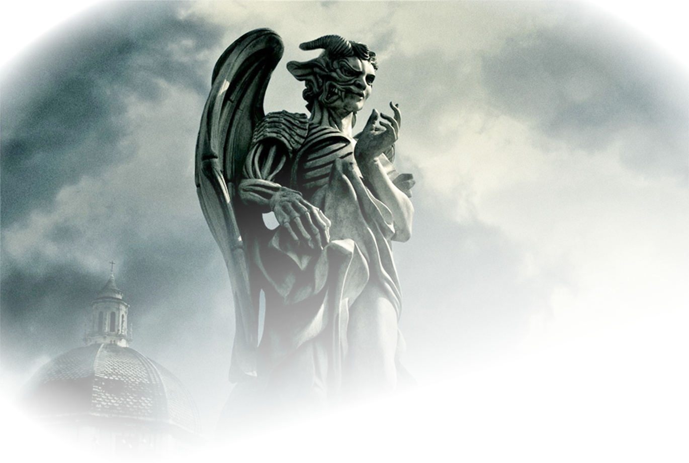 Trabalhamos Pela Formação De Uma Sociedade Onde Seus - Angels And Demons Statue Name (1370x922), Png Download