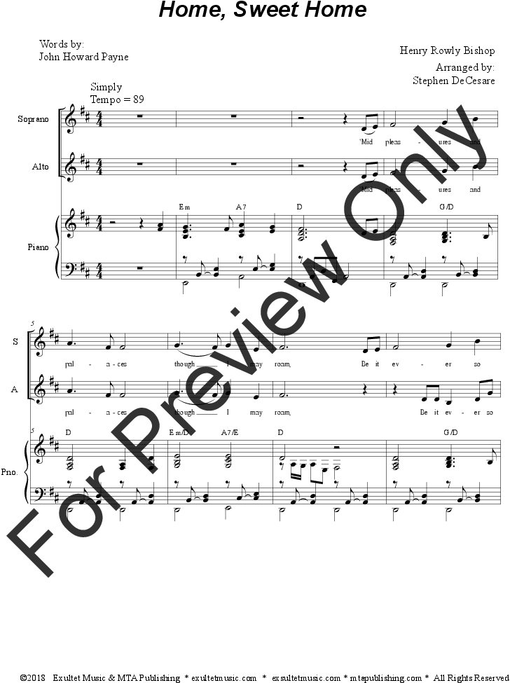 Sweet Home Thumbnail - Courtly Dance And Procession For Clarinet (816x1056), Png Download