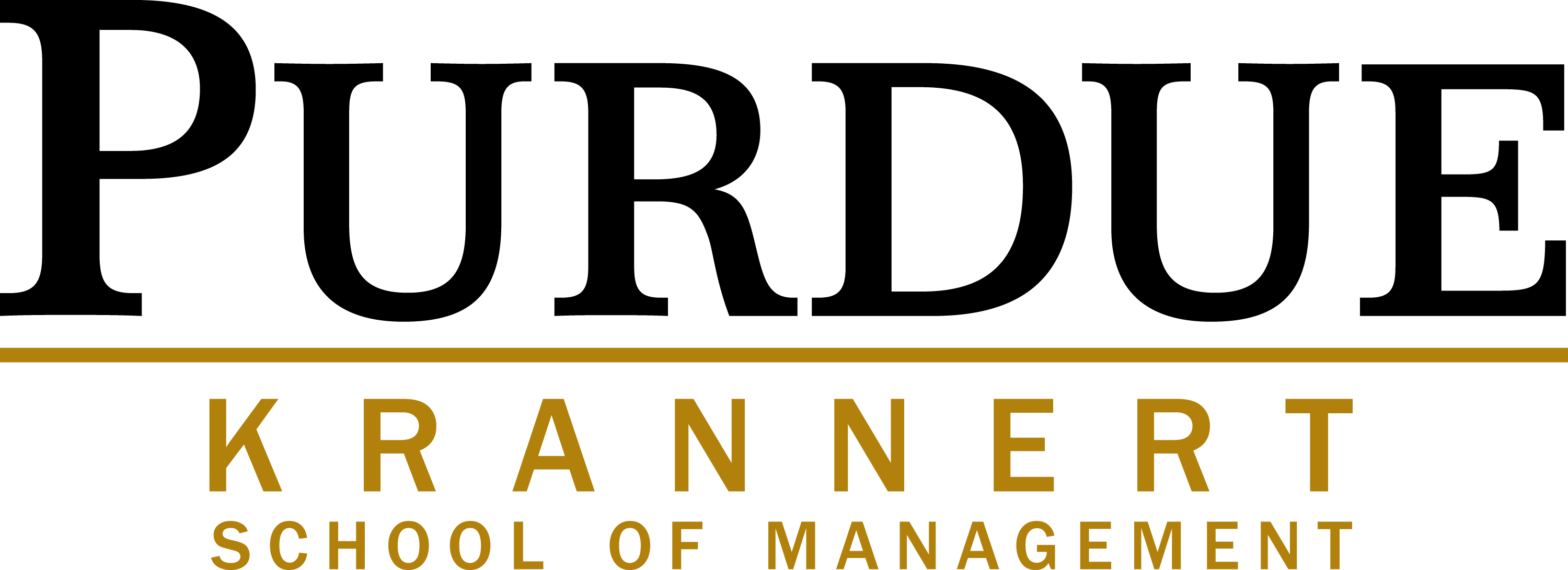 Krannert Sponsor Page Liberal Arts Sponsor Page - Purdue University Krannert Logo (3000x1091), Png Download
