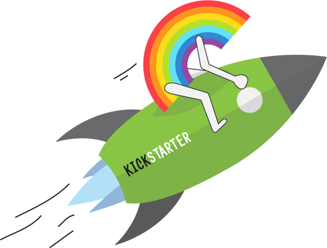 Launch It On Kickstarter Or Indiegogo - Graphic Design (661x502), Png Download