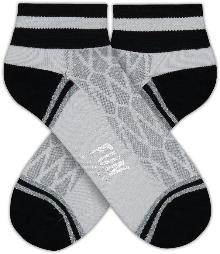 Women's Mesh Stripe Athletic Socks - Briefs (1080x1080), Png Download