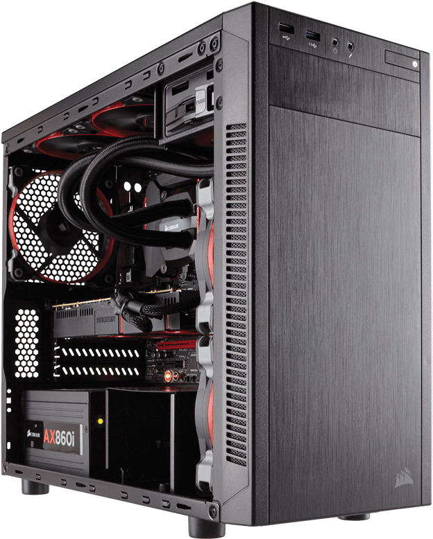 Corsair Carbide Series 88r Micro-atx Chassis Costs - Corsair Carbide Series 88r Midi (690x800), Png Download