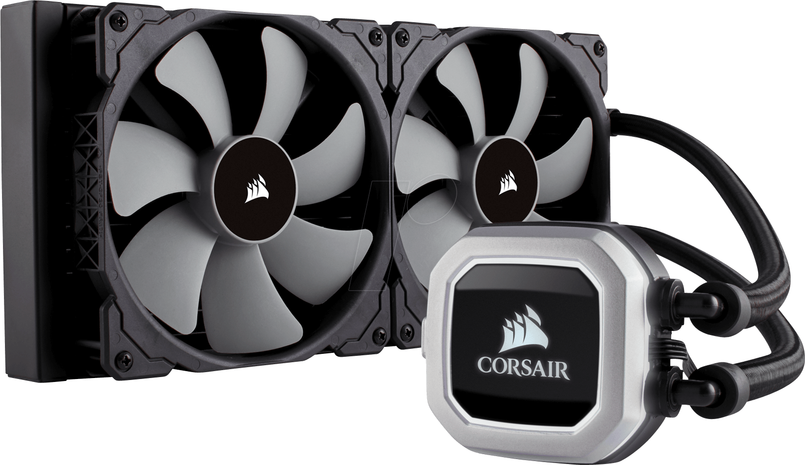 Corsair Hydro Series H150i Pro Rgb 280 Water Cooling - Corsair H115i Pro Rgb (1630x941), Png Download