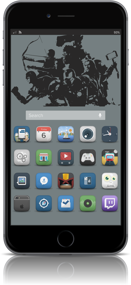 Keep Up The Awesome Setups Guys - Iphone (477x1023), Png Download