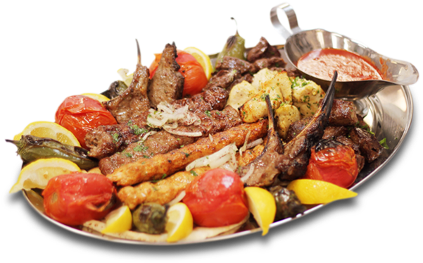 Best Turkish Restaurant - Mix Grill Platter Png (800x550), Png Download