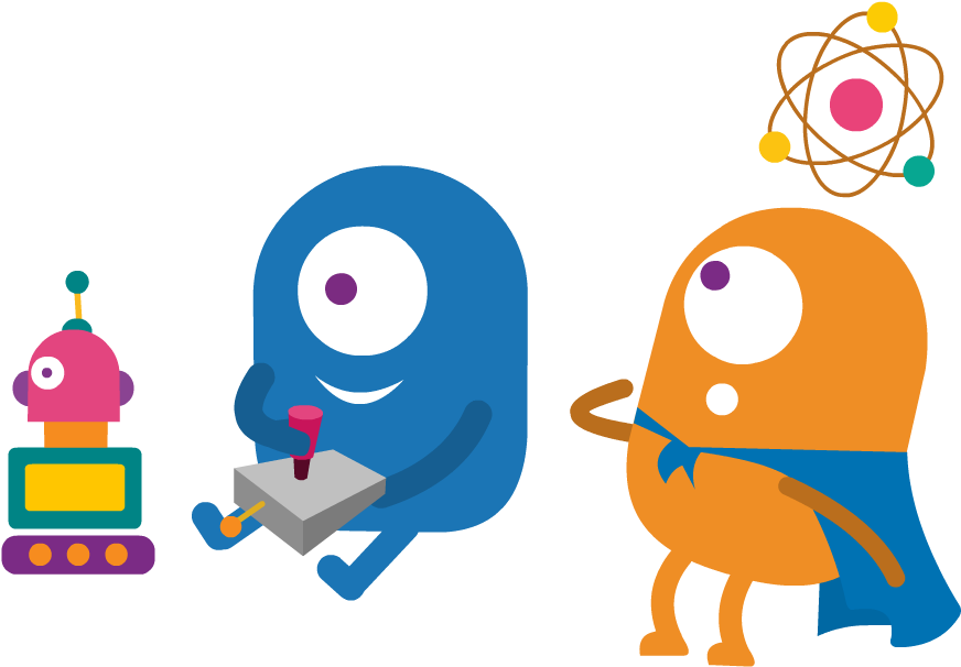 Monster-play - Cartoon (1250x639), Png Download