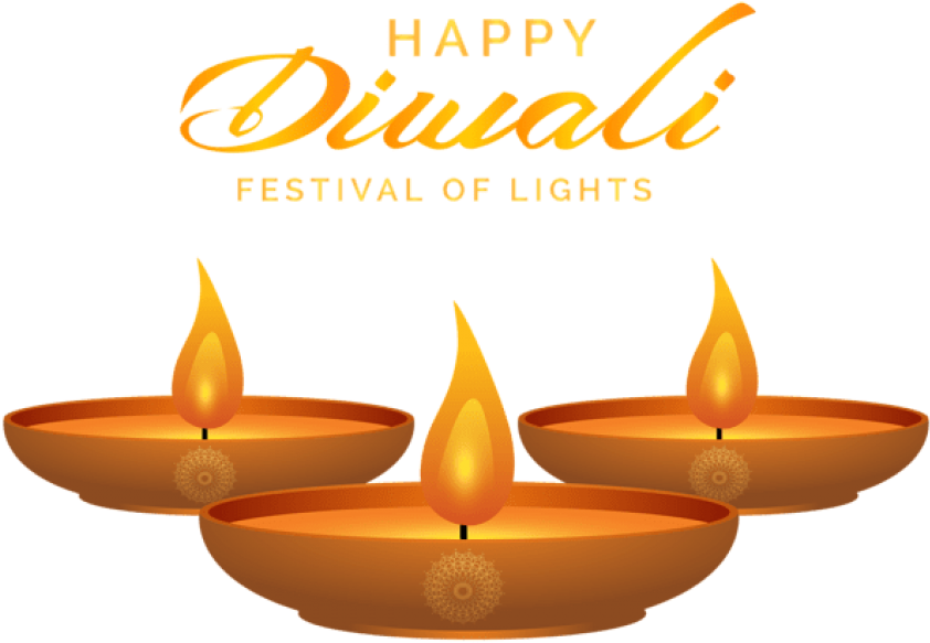 Free Png Download Happy Diwali Transparent Clipart - Happy Diwali Diya Png (850x591), Png Download