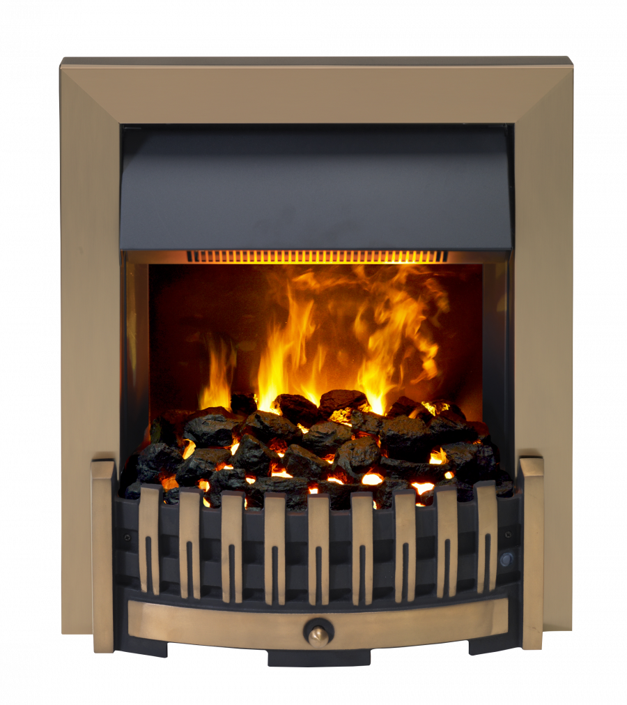 Dimplex Danville Antique Brass Opti-myst 2kw Electric - Dimplex Danville Antique Brass Opti Myst (900x1011), Png Download