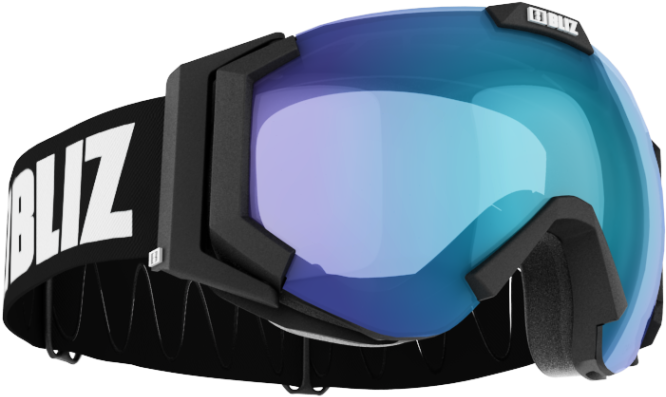 Out Of Stock Online - Bliz Carver Smallface Black (950x600), Png Download