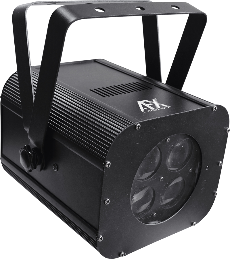 4x10w Cree White Led Beam Effect With Color Wheel Dmx - Electronics (800x898), Png Download