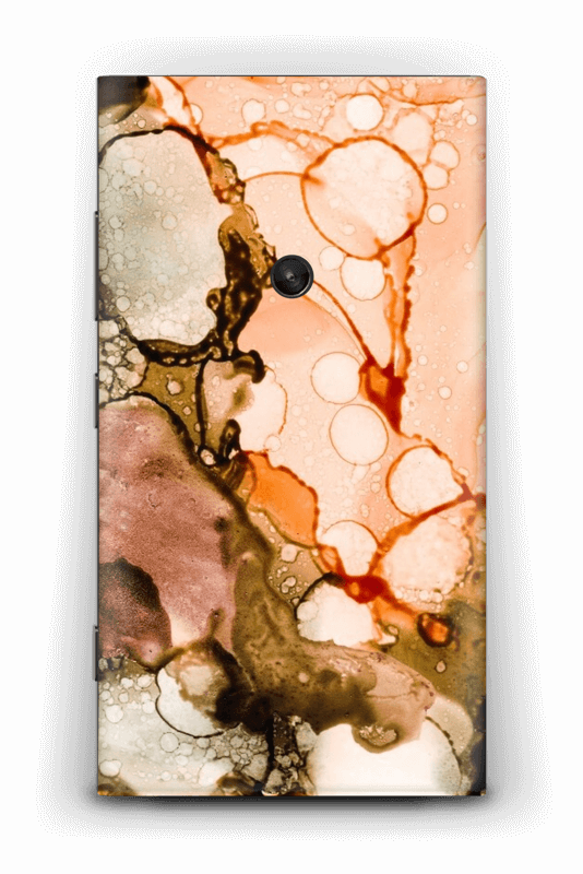 Orange Color Splash Skin Nokia Lumia - Iphone (534x800), Png Download