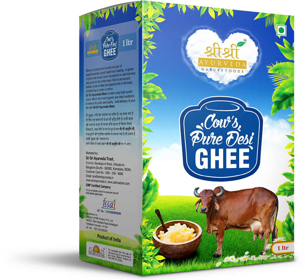 Sri Sri Ayurveda Ghee (1200x900), Png Download