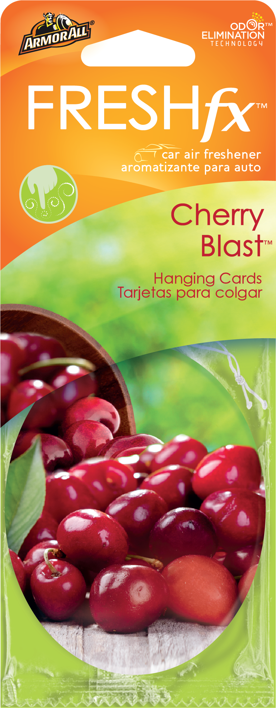 Armor All® Freshfx™ Car Air Freshener Hanging Card - روغن هسته آلبالو (2268x2268), Png Download