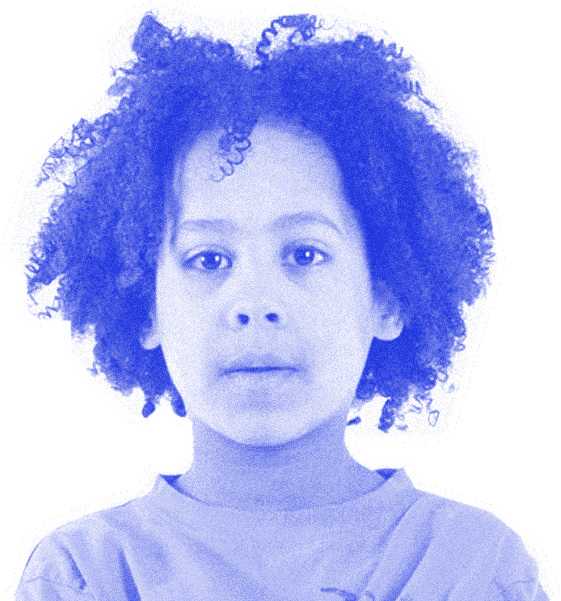 R233 Boy Afro Blue 600px - Afro (700x600), Png Download