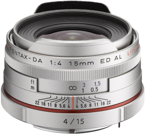 Pentax Hd Da 15mm F4 Ed Al Limited Lens - Pentax Hd Da 15mm F 4 Ed Al Limited (658x571), Png Download