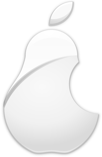 Logo Asian Pear Apple Fruit Computer Icons - Apple Logo Pear Png (500x750), Png Download