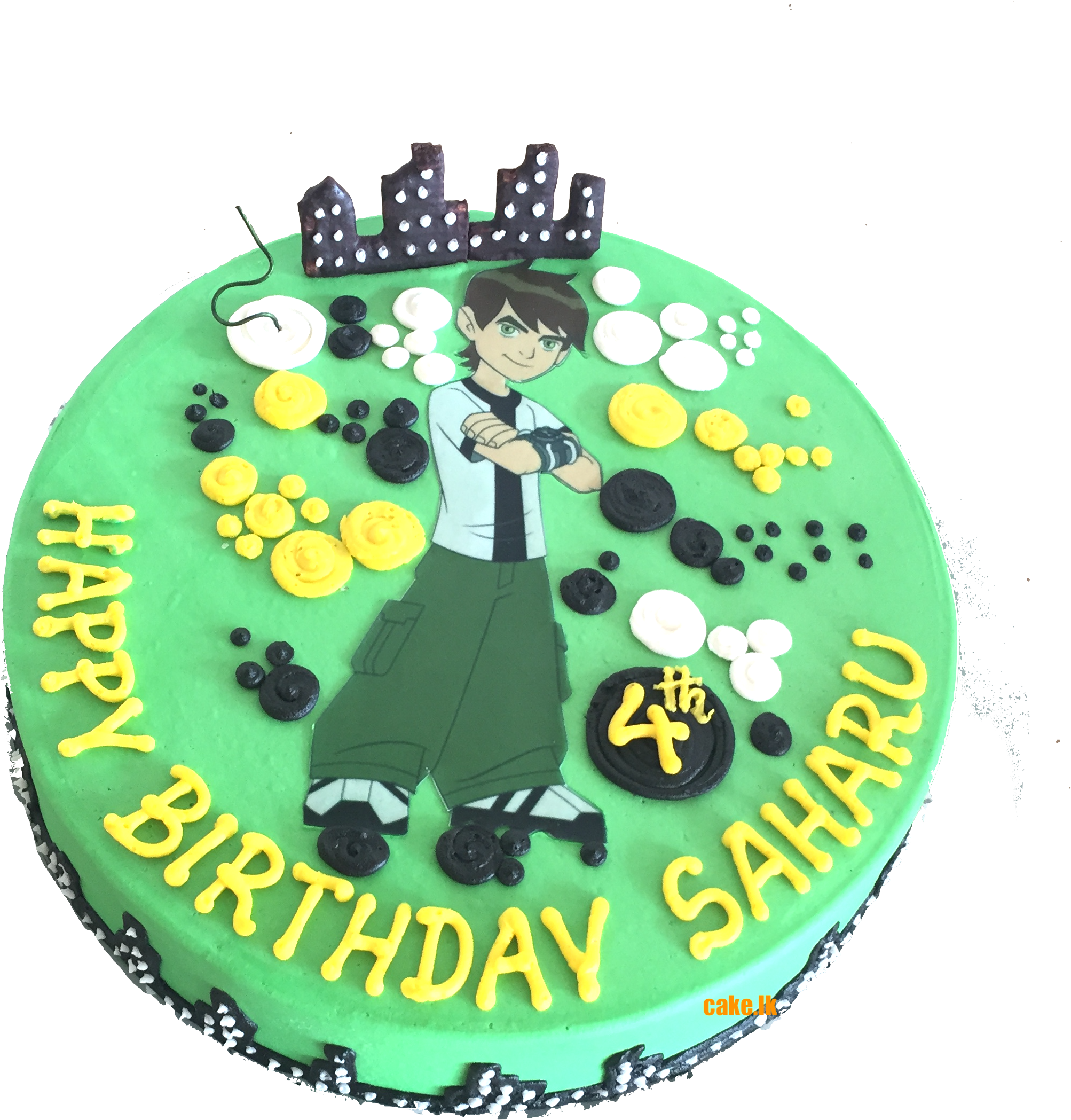 Birthday Cake - Ben Ten Birthday Cake Png (2448x2448), Png Download