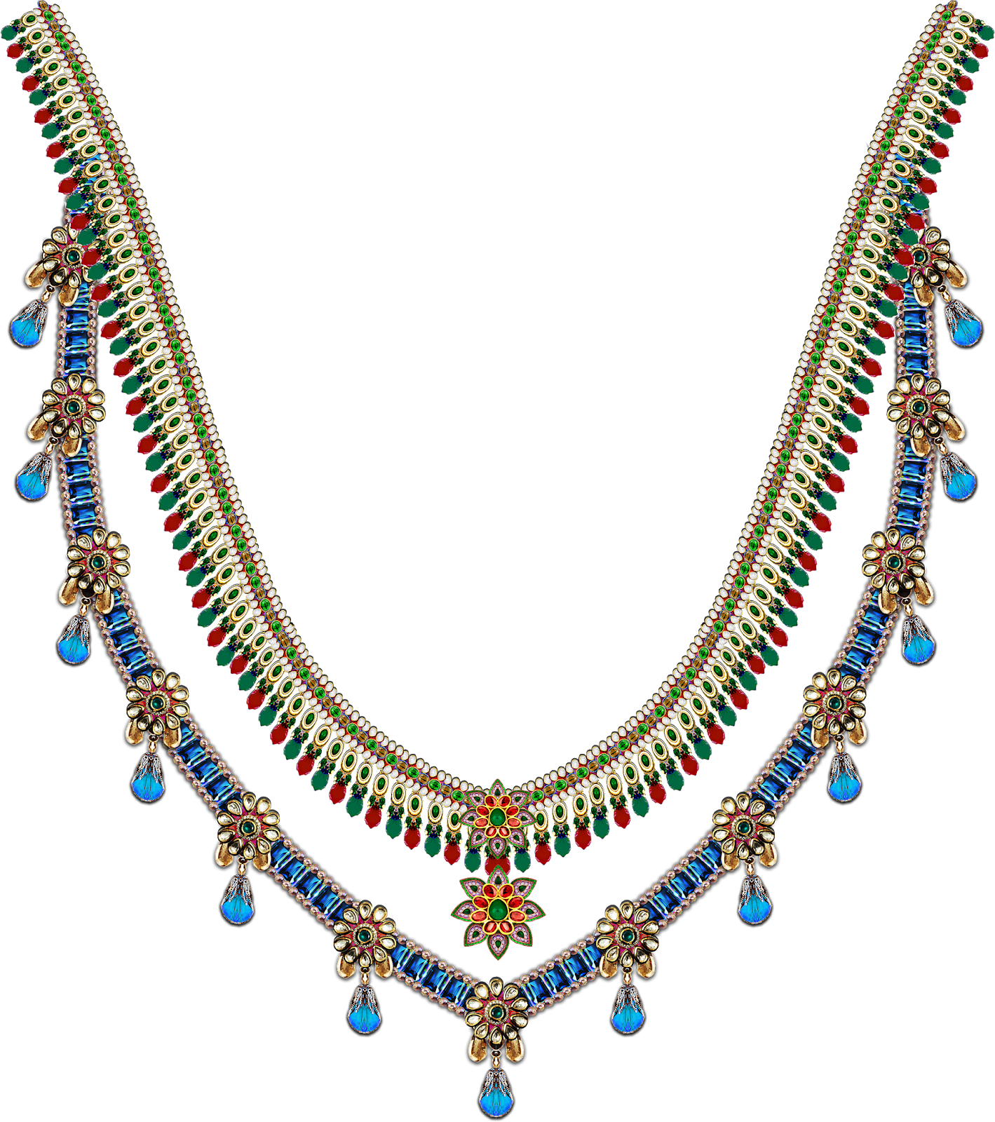 Gold Necklace, Necklace Set, Gold Necklace Design, - Necklace (1419x1600), Png Download