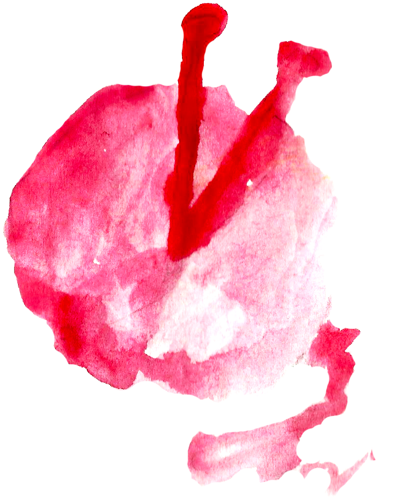 My Process Included Sketching The Illustration Out - Watercolor Paint (879x1091), Png Download