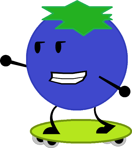 Blueberry Skateboarding - Mystique Island Blueberry (425x475), Png Download
