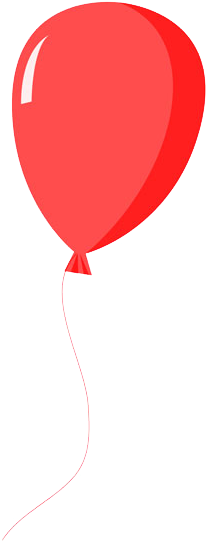 Balloon - Balloon Party Red Png (346x615), Png Download
