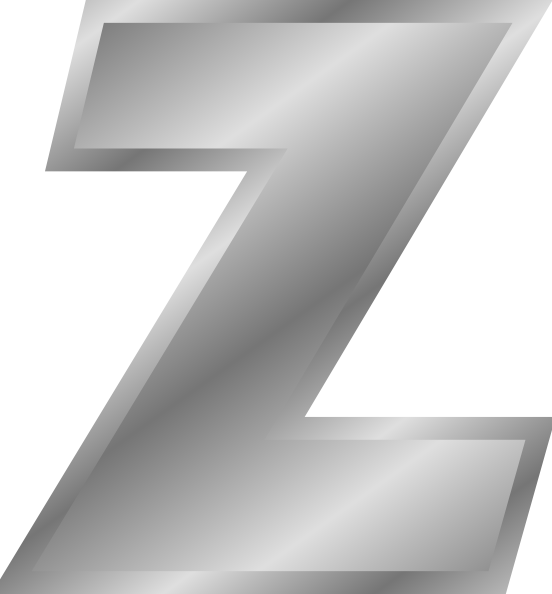 Small - Silver Png Letters (552x594), Png Download