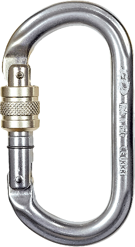 Light Alloy Connector With Oval Shape, Screw Gate And - Repetto Parallelo Lega Ghiera (830x830), Png Download