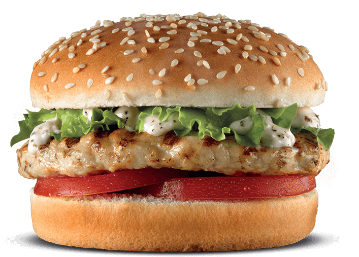 Chicken Burger - Bbq Chicken Burger Png (860x550), Png Download