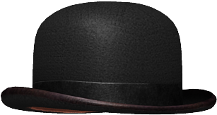 Little World Gifts - 3d Bowler Hat (320x480), Png Download