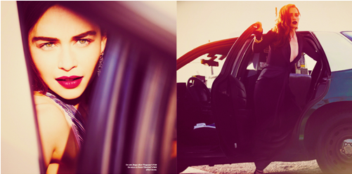 Emilia Clarke Edit Photoshoot By Nina Flawlesshollywoodsqueens - Ford Crown Victoria Women (500x333), Png Download