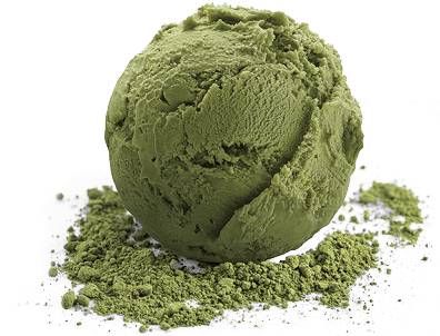 Signature Green Tea - Ice Cream Green Tea Png (400x360), Png Download