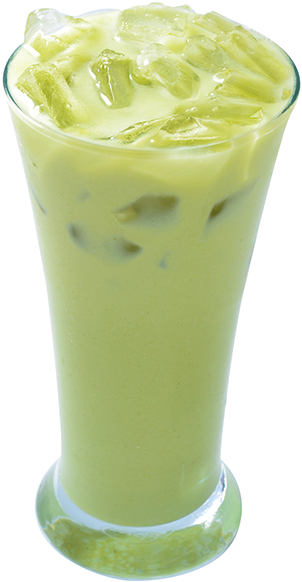 Matcha Latte Albany - Green Tea Latte Png (318x620), Png Download