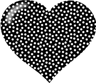 Heart Black And White Black - Teacher Appreciation Week Thank You Tags (402x348), Png Download