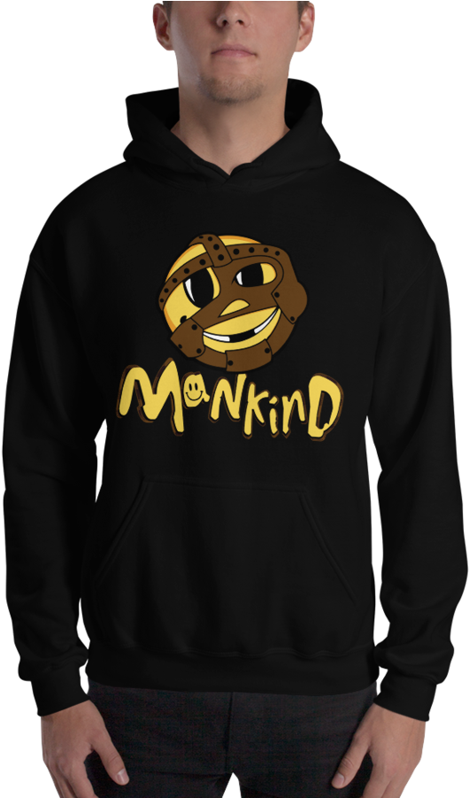 Mankind "cartoon" Pullover Hoodie Sweatshirt - Hoodie (900x900), Png Download
