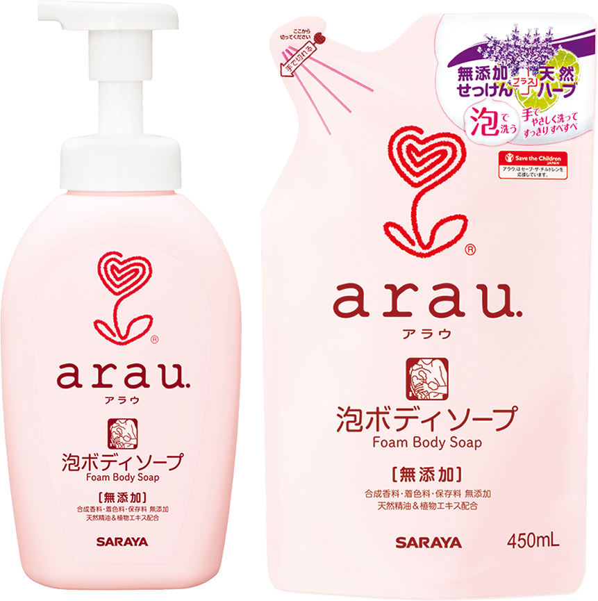 Arau 450ml For Replacement. Arrau Foam Body Soap Packed (861x865), Png Download