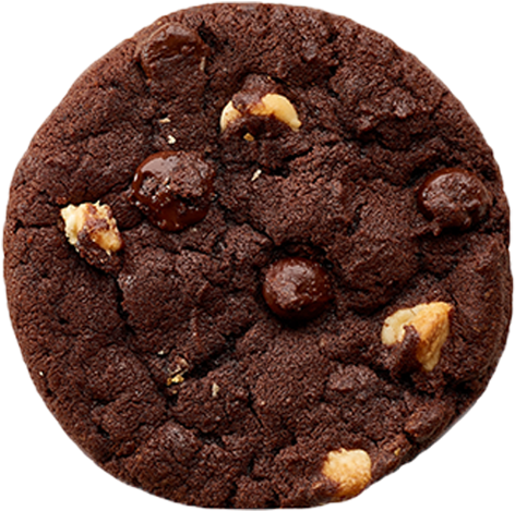 Double Chocolate Chip Cookie (900x601), Png Download