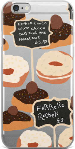 Portobello Donut Story Iphone Case - Iphone (600x600), Png Download