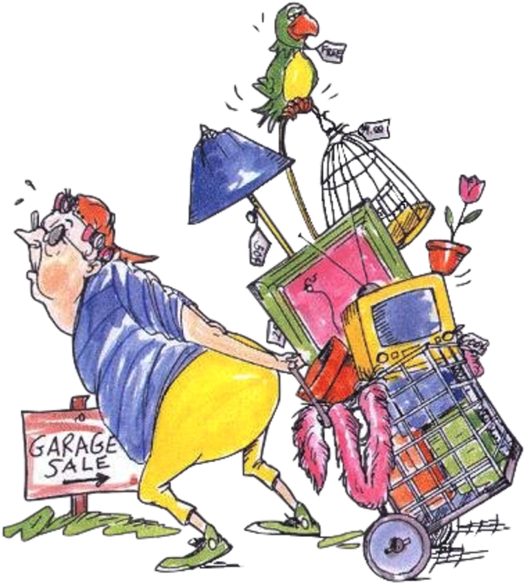 Our - Garage Sale Girls (800x867), Png Download