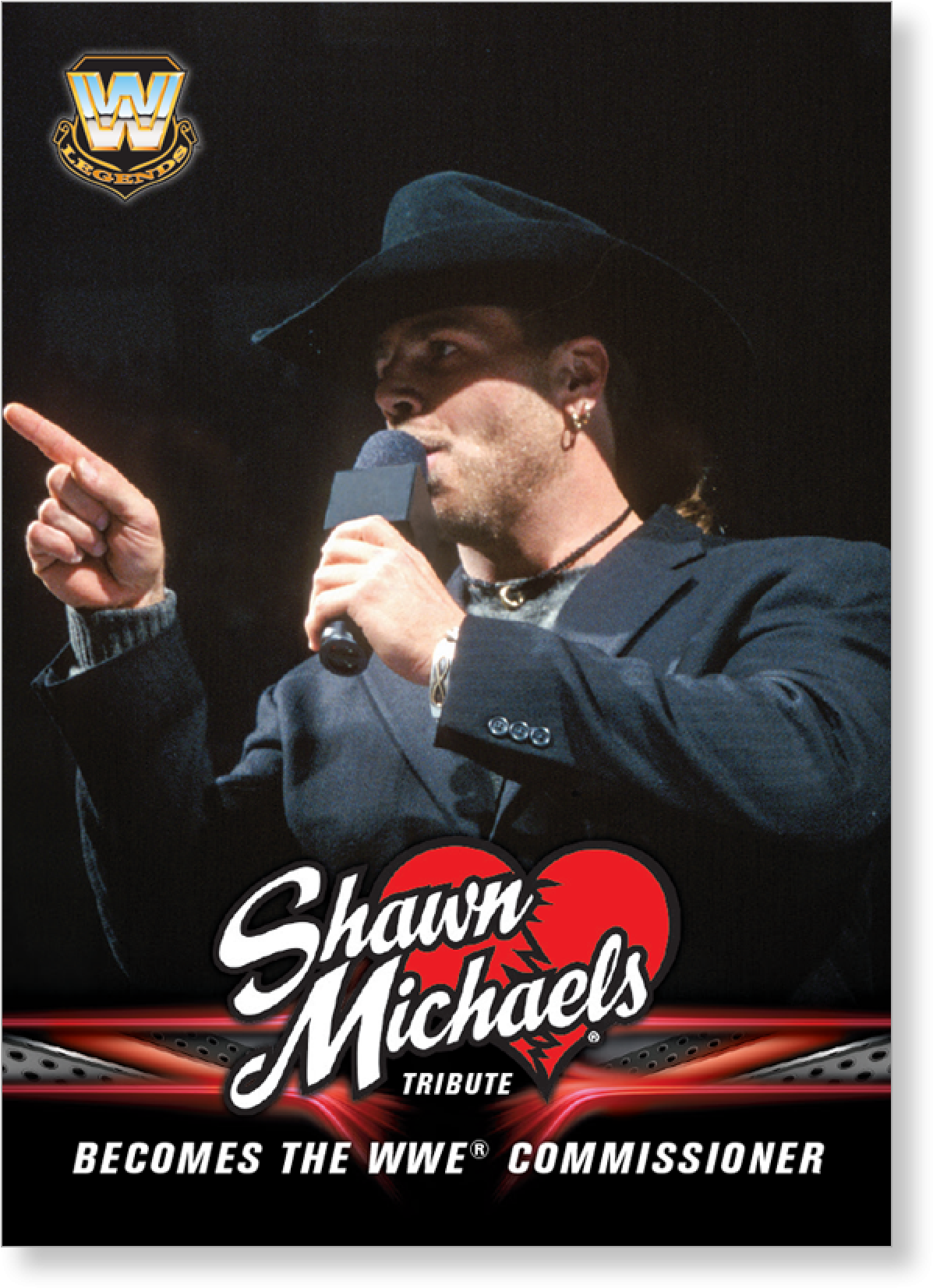 2018 Topps Wwe Heritage Becomes The Wwe Commissioner - Shawn Michaels Intercontinental Championship (2000x2000), Png Download