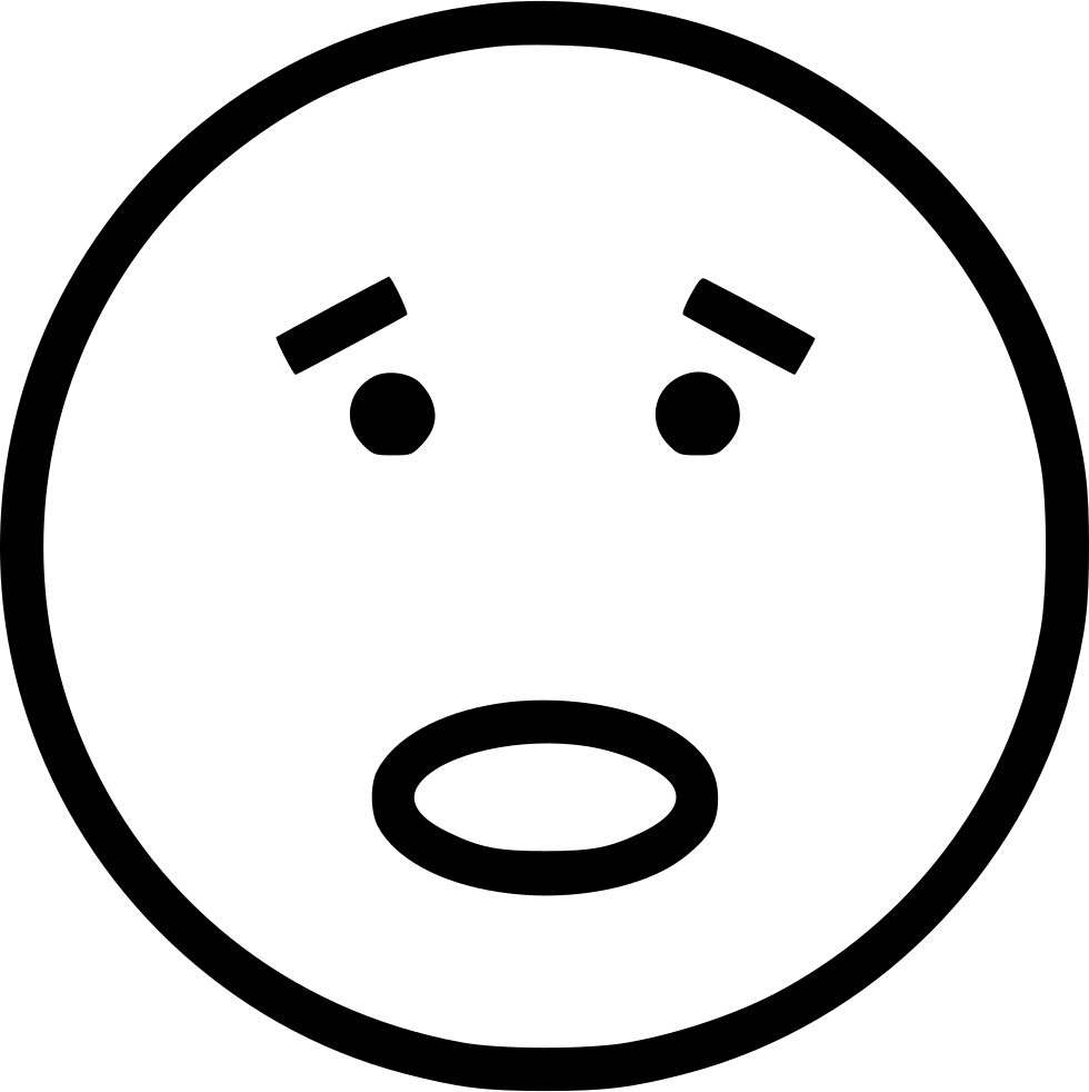Png File - Carita Enojada Para Colorear (980x982), Png Download