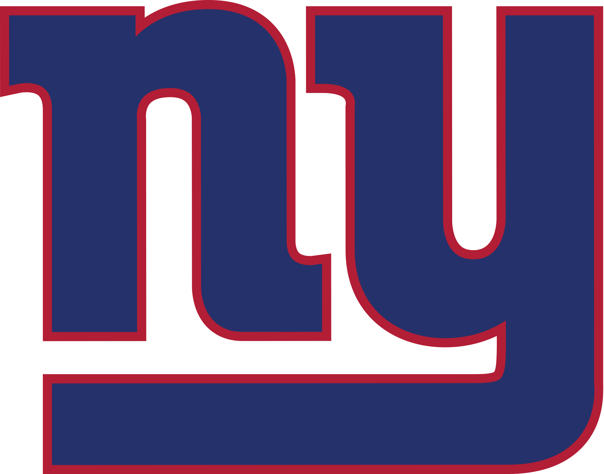 Ny Giants Logo - New York Giants Png (1000x784), Png Download