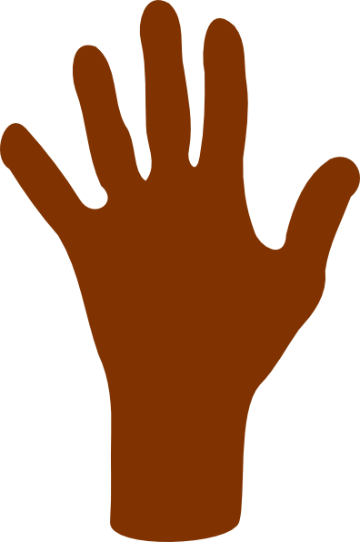 Reaching - Hand - Clipart - Cartoon Human Hands Png (396x595), Png Download