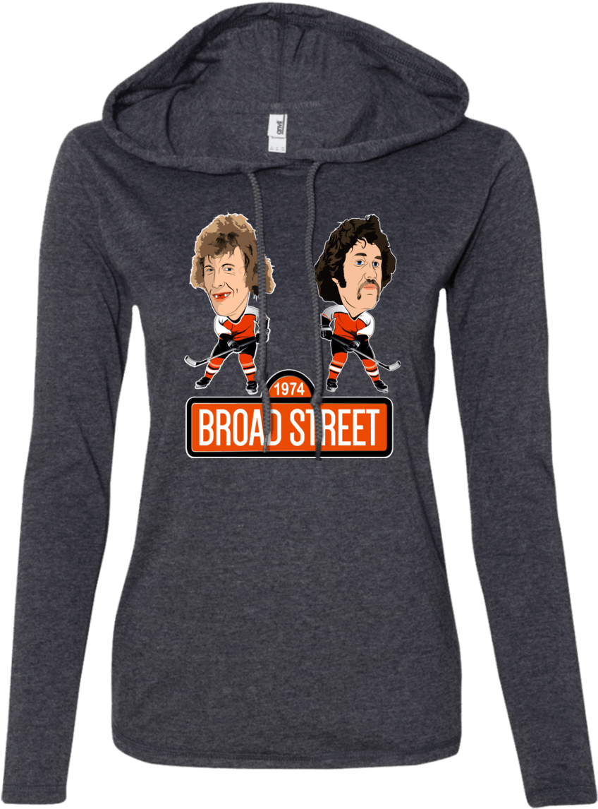 74 Broad Street Ladies Long Sleeve T Shirt Hoodie 11153353 - I'd Grow Up To Be A Cute Nurse T Shirt, My Job T Shirt, (1155x1155), Png Download