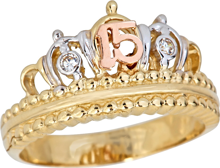 Gold Princess Crown Png - Anillos De 15 De Corona (1000x1130), Png Download