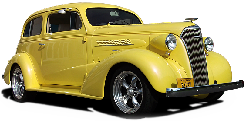 Camaro 1969 Ss >> Vintage Car Restoration Shop Va - Vintage Yellow Car Png (811x401), Png Download